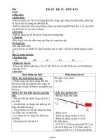 Giáo án Vật lí lớp 6 - Tiết 18 đến tiết 32