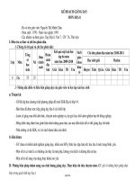 Kế hoạch giảng dạy môn: Địa 8