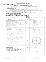 Thiết kế bài dạy thể dục lớp 3 kì 1 - THCS Vàm Rầy