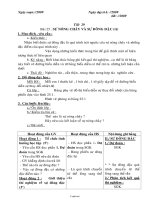 Giáo án Vật lý 6 - Tiết 29 - Bài 25: Sự nóng chảy và sự đông đặc