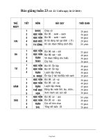 Giáo án Tổng hợp lớp 2 - Tuần 20 năm học 2013