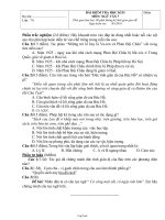 Bài kiểm tra học kì 2 môn: Ngữ văn 7 thời gian làm bài: 90 phút không kể thời gian giao đề