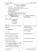 Giáo án Môn Vật lí 6 - Tiết 1 đến tiết 27