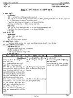 Giáo án Tin học 9 Bài 6: Bảo vệ thông tin máy tính