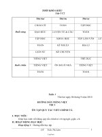 Giáo án Lớp 5 - Buổi chiều - GV Trần Thị Lâm