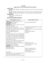 Giáo án các môn học khối lớp 2 - Tuần dạy số 1 năm 2009