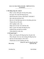 Báo cáo hoạt động Thư viện - Thiết bị tuần 6