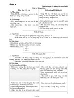 Giáo án Ôn tuần 3 - Lớp 2