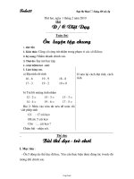 Giáo án Lớp 1 Tuần 23 - Buổi chiều - Trường TH Cẩm Lý