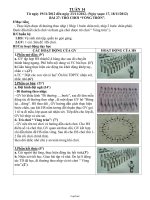 Giáo án môn Thể dục 2 - Bài 27: Trò chơi “vòng tròn”