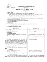 Giáo án dạy Tuần 1 Lớp 5