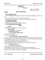 Giáo án Lớp 2 tuần 2 - Trường Tiểu học Gio Phong