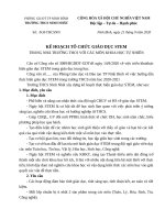 Bài thu hoạch tập huấn STEM môn toán