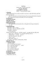 Giáo án các môn khối 2, kì I - Tuần số 10 năm 2013