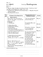 Giáo án môn học lớp 2 - Tuần dạy số 12