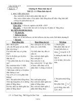 Giáo án Đại số 8 - THCS Nguyễn Hữu Cảnh - Tiết 22: Phân thức đại số