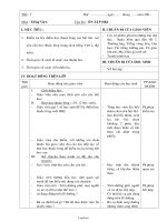Giáo án Môn Tập đọc - Tiết 7 - Bài: Ôn tập cuối học kì I