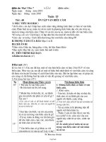 Giáo án môn học Ngữ văn 7 - Tuần 15 - Tiết 60: Ôn tập văn biểu cảm