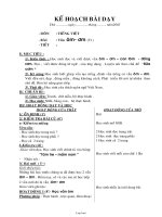 Giáo án Tiếng việt 1: Vần ôm- ơm