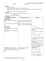 Giáo án lớp 8 môn Đại số - Tiết 33 đến tiết 67