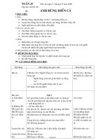 Kế hoach bài dạy môn học lớp 1 - Tuần 35 năm 2009