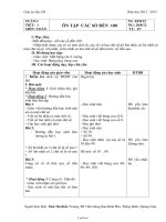 Giáo án môn Toán học lớp 2 - Tuần 12