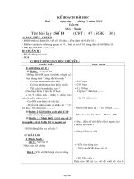 Giáo án Toán lớp 1 (chuẩn kiến thức) - Tuần 6 - Số 10