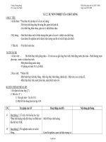Giáo án môn học Vật lí lớp 6 - Tiết 22: Sự nở vì nhiệt của chất lỏng