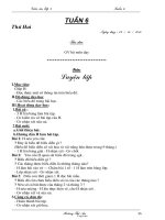 Giáo án Lớp 4 Tuần 6 - Hoàng Thị An
