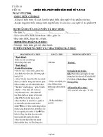 Giáo án môn Ngữ văn khối 7 năm 2009 - Tiết 56: Luyện nói: Phát biểu cảm nghĩ về t.p.v.h