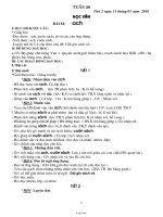 Giáo án Tổng hợp môn lớp 1 - Tuần học 20 năm 2010