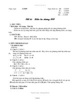 Giáo án môn Đại số khối 8 - Nguyễn Anh Sơn - Tiết 56: Kiểm tra chương III