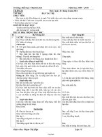 Giáo án dạy khối 1 - Tuần 26 - Trường Tiểu học Thanh Lĩnh - Năm học 2010 - 2011