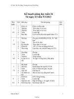 Giáo án Tổng hợp lớp 2 - Tuần 26 - Trường tiểu học Kim Đồng