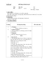 Giáo án các môn Tuần 19 Lớp 1