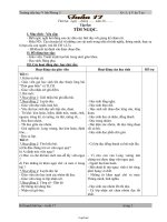 Giáo án lớp 6 môn học Sinh học - Tuần 13 - Tiết 25: Ảnh hưởng của các điều kiện bên ngoài đến quang hợp - Ý nghĩa của quang hợp