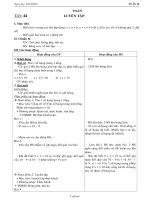 Giáo án Toán 2 tiết 44: Luyện tập