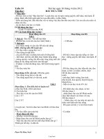 Giáo án Toán - Tiết 111: Số bị chia – Số chia – Thương