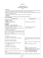 Thiết kế giáo án môn học khối lớp 2 - Tuần 27