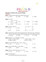 256 Đề ôn tập Toán 4