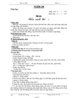 Giáo án Lớp 4 Tuần 20 - Hoàng Thị An