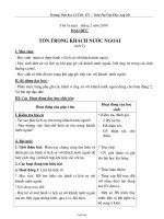 Giáo án Đạo đức khối 3 tuần 22: Tôn trọng khách nước ngoài (tiết 2)