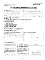 Giáo án môn Hình học khối 7 - Tiết 8: Tiên đề ơ - Clit về đường thẳng song song