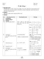 Giáo án Đại số khối 7 - Tiết 21: Ôn tập chương 1