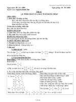 Giáo án môn Đại số 7 - Trường PTDT Nội Trú Yên Châu - Tiết 11: Tính chất của dãy tỉ số bằng nhau