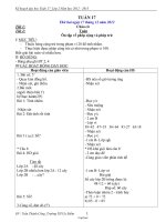 Giáo án Tổng hợp lớp 2 - Năm 2012 - 2013 - Tuần 17