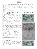 Giáo án môn Thể dục 2 - Bài 37: Trò chơi “bịt mắt bắt dê” - “nhanh lên bạn ơi”