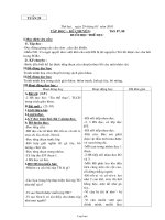 Giáo án Tiếng việt khối 3 tuần 29