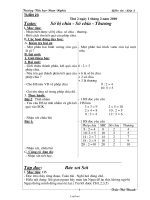 Thiết kế giáo án Tổng hợp khối 2 - Tuần 23 - Trường Tiểu học Nam Nghĩa