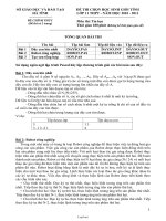 Đề thi chọn học sinh giỏi tỉnh lớp 11 thpt - Năm học 2010 - 2011 môn thi: Tin học thời gian 180 phút (không kể thời gian giao đề)